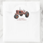 あの錆びた古いトラクターを愛する ラウンドシール (バッグ)