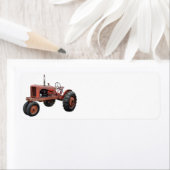 あの錆びた古いトラクターを愛する ラベル (インサイチュ)