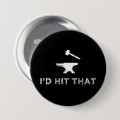 あの鍛冶金敷おもしろい当だ 缶バッジ (正面&裏面)