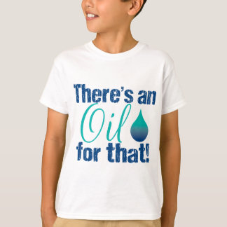 あの青いティール（緑がかった色）に油がある Tシャツ