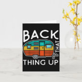 あの面白いものを引き戻す カミングバックザシングアップ ファニー サマー モーターホーム モ カード (黄色い花)