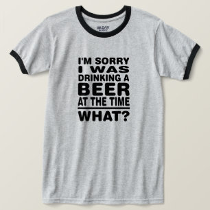 あの頃はビール飲んでごめんなさい何が? Tシャツ