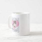 あの馬は毛むくじゃらの犬が好きだ コーヒーマグカップ (正面左)