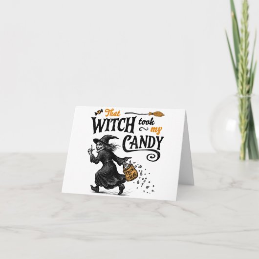 あの魔女が私のキャンディを取った カード (正面)