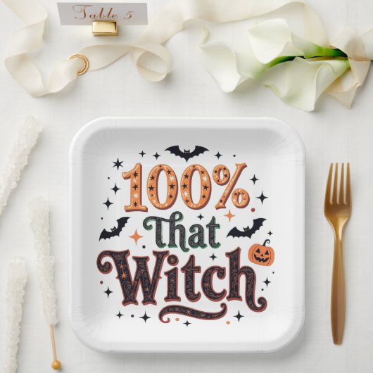 あの魔女 ペーパープレート (ウェディング)