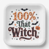 あの魔女 ペーパープレート (正面)