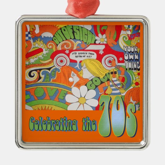 あの70年代のオーナメント メタルオーナメント (正面)