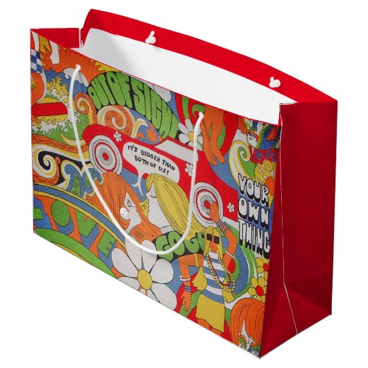 あの70年代の抱き枕 ラージペーパーバッグ (裏面アングル)