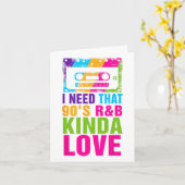あの90年代R&amp;Bみたいな恋愛がしたい 90年代みたいな女の子 カード (黄色い花)