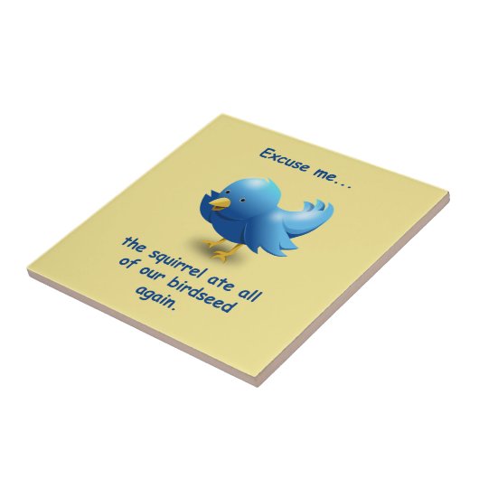 あの…りす食べりが タイル (側面)