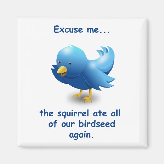 あの…りす食べりが マグネット (正面)