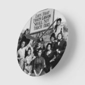 あのTouch酒の口は我々のTouchではない ラウンド壁時計 (傾斜)