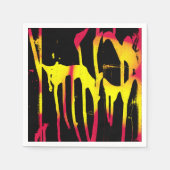 あばら及びスプリル並びに細菌 スタンダードカクテルナプキン (正面)