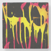 あばら及びスプリル並びに細菌 ストーンコースター (正面)