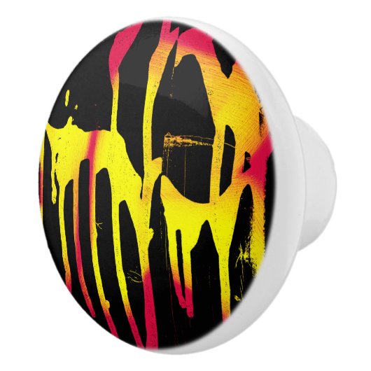 あばら及びスプリル並びに細菌 セラミックノブ (右)