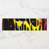 あばら及びスプリル並びに細菌 ペットボトルラベル (シングルラベル)