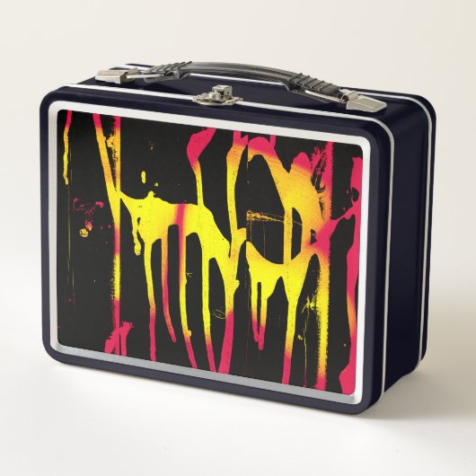 あばら及びスプリル並びに細菌 メタルランチボックス (正面)