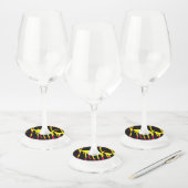 あばら及びスプリル並びに細菌 ワイングラスタグ (セット)