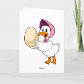 あひるの卵 カード (裏面)