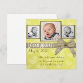 あひる あひる かわいい 案内状 (正面/裏面)