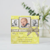 あひる あひる かわいい 案内状 (スタンド正面)