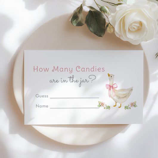 あひる 何個 ピンクのお菓子 ゲーム エンクロージャーカード