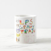 あぶく銭-コーヒー・マグと目覚めて下さい コーヒーマグカップ (中央)