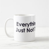 あまりありえないことはあり得ない コーヒーマグカップ (左)