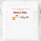 あまりにも多くのミンチェパイSeagullステッカー 長方形シール (バッグ)