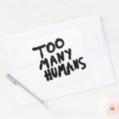 あまりにも多くの人間のグランジ腫瘍美学 スクエアシール (封筒)