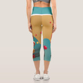 あまりにも多くの労働 – レトロフェミニスト風刺アート カプリレギンス (裏面)