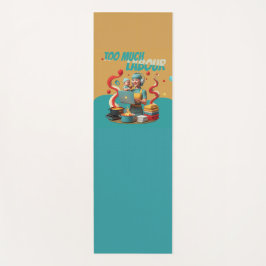 あまりにも多くの労働 – レトロフェミニスト風刺アート ヨガマット