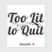 あまりにも明るいやめに、クリスマスライトデザイン、ギフト シール (シート)