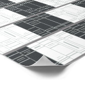 あまりに読多すぎると視力を損なう… ポスター (角)