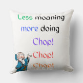 あまり嘆かない クッション (裏面)