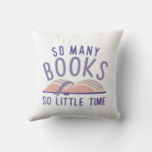 あまり多くの本を読むのがほとんどない時間 クッション (裏面)