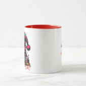 あまり楽しくないクリスマス小妖精や小人 おもしろい | パーソナライズされた マグカップ (中央)