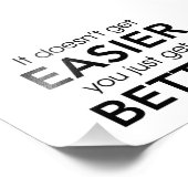 あまり楽になれないから上達するだけ フォトプリント            (角)