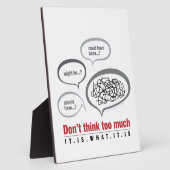 あまり考えするな フォトプラーク (側面)