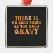 あまり肉汁が出るようなものはないおもしろい メタルオーナメント (正面)