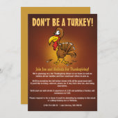 あまり良くない 招待状 (正面/裏面)