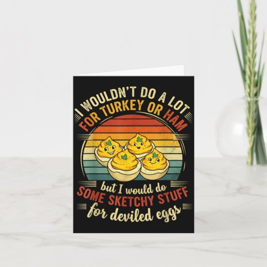 あまり turkey や ham のためには何もしないが、でも カード (正面)