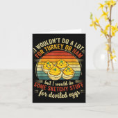 あまり turkey や ham のために多くのことはしないが、でも カード (黄色い花)