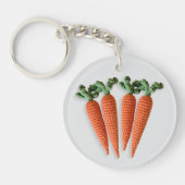 あみ予測できなぐりミニマルなクロシェの人名 キーホルダー (正面)