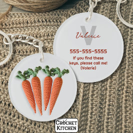 あみ予測できなぐりミニマルなクロシェの人名 キーホルダー