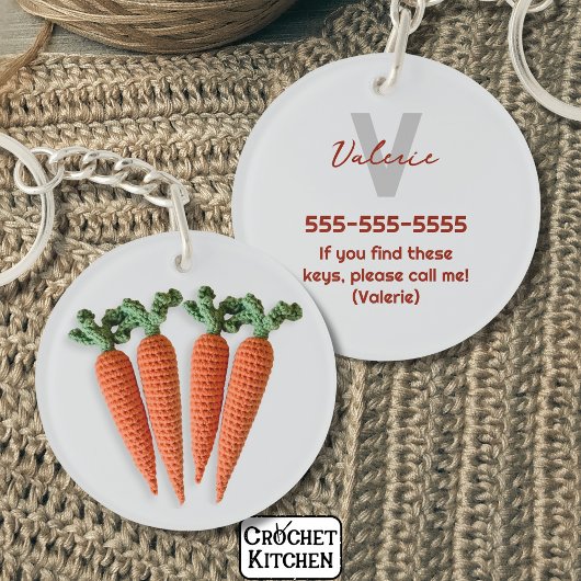 あみ予測できなぐりミニマルなクロシェの人名 キーホルダー