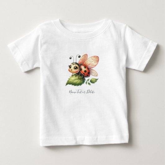 あめんぼの赤ちゃんTシャツ ベビーTシャツ (正面)