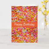 あめ カード (黄色い花)