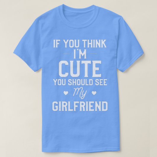 あもしあ考えあ私は可愛い Tシャツ (デザイン正面)