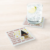 あもしあ考えあ私は魔女だ… ガラスコースター (アングル)